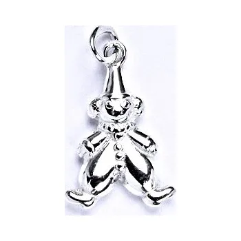 Přívěsek Stříbrný přívěsek šašek - P946 (Stříbrný šašek figurka)