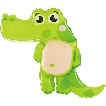Balónek Party Pal Foliový balonek krokodýl 45x63cm
