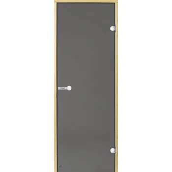 Dveře do sauny HARVIA 8x19, šedé, 790x1890 mm, osika