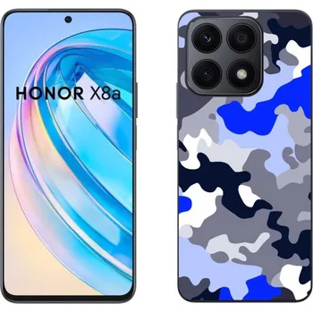 Pouzdro na mobilní telefon Gelový kryt mmCase na Honor X8a - maskáčový vzor 8