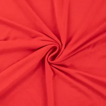 Bambusový úplet Červená (E) (Měkké a hebké bambusové úplety)