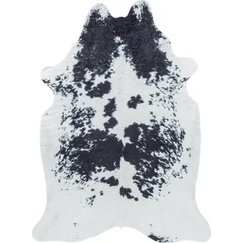 Hans Home Kusový koberec Etosha 4114 black (tvar kožešiny) - 100x135 tvar kožešiny