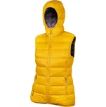 Dámská péřová vesta Warmpeace Yuba Lady Nugget gold/shale XS