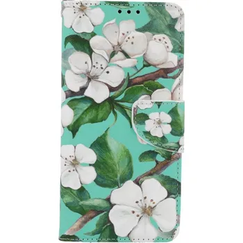 Pouzdro na mobilní telefon Pouzdro Samsung A13 knížkové Malované květy (kryt neboli obal na Samsung A13)