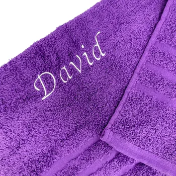 Ručník Fialový ručník s vlastním textem 50 x 100 cm
