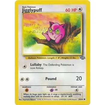 Sběratelská karetní hra Pokémon JU 54/64 Jigglypuff - Jungle Stav: Good