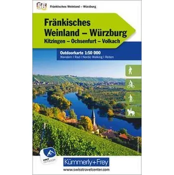 Fränkisches Weinland - Würzburg Nr. 56 Outdoorkarte Deutschland 1:50 000 - Hallwag Kümmerly+Frey AG