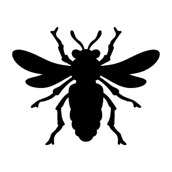 Samolepící dekorace SAMOLEPKA Moucha 006 (01 - černá) NA AUTO, NÁLEPKA, FÓLIE, POLEP, TUNING, VLASTNÍ TEXT, TISK, AUTOSAMOLEPKY.cz, POLEPY, OBRÁZEK, LOGO, SAMOLEPKY