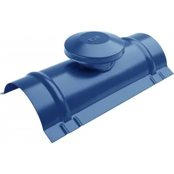 Střešní hřebenáč větrací, tmavě modrý RAL 5010 lesklý