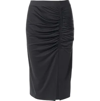 Dámská sukně esmara® Dámská midi sukně s řasením a saténovým leskem (S (36/38))