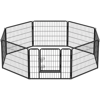 ohrádka pro psa InternetovaZahrada Kovová ohrádka pro štěňátka 160 x 160 x 60 cm
