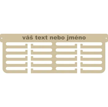věšák na medaile Věšák na medaile s textem nebo jménem - velký