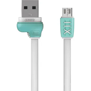 Kabel REMAX Running Shoe RC-112m - USB na Micro USB - 1 metr bílý
