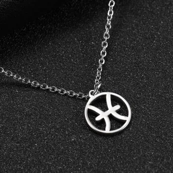 Přívěsek Pro Háčkování Přívěsek znamení zvěrokruhu RYBY 13 x 11 mm ocel