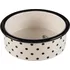 miska pro kočku Trixie Zentangle 12 cm bílá/černá 300 ml