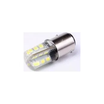 Autožárovka žárovka LED 12V 21/5W BAY15d 24xLED 2385 blikající - FLASH (2vláknová) 13136