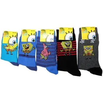 Kosmetická sada Ponožky dětské SPONGEBOB 23-38 - 4 vzory a vel.
