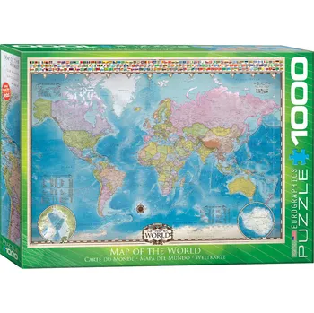 Puzzle Eurographics Mapa světa 1000 dílků