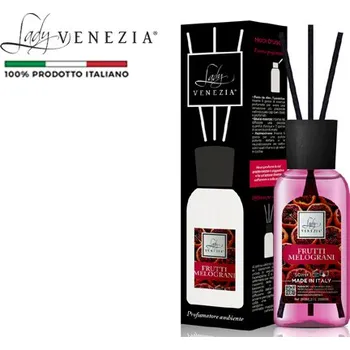 Aroma difuzér Lady VENEZIA Pokojová vůně 50ml FRUTI MELOGRANI