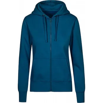 Dámská mikina X.O by Promodoro Kvalitní dámská mikina se zipem a kapucí X.O.Promodoro Barva: modrá petrolejová, Velikost: S XO1751