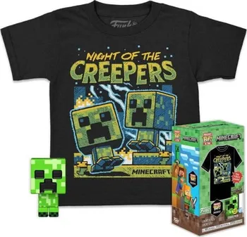 Chlapecké tričko Funko Kids Tee&Pocket POP! Minecraft Blue Creeper
