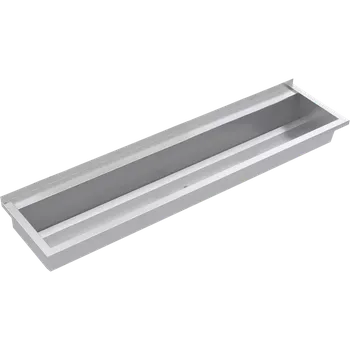 Umyvadlo Mycí koryto KWC Planox PL16TCS (160cm délka, 1.4016 chromová ocel, lesk)