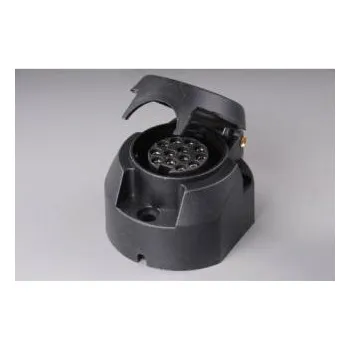 Elektrická zásuvka Zásuvka 12V 13polová, plastová úzká 13730