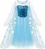 Karnevalový kostým Dětský kostým Elsa s flitry a doplňky tyrkysový