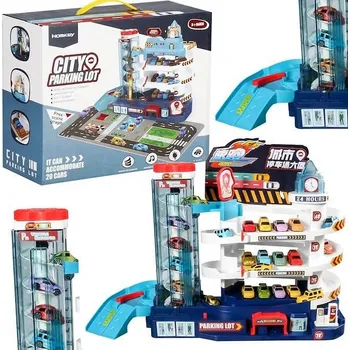 autodráha Vícepodlažní parkoviště s výtahem