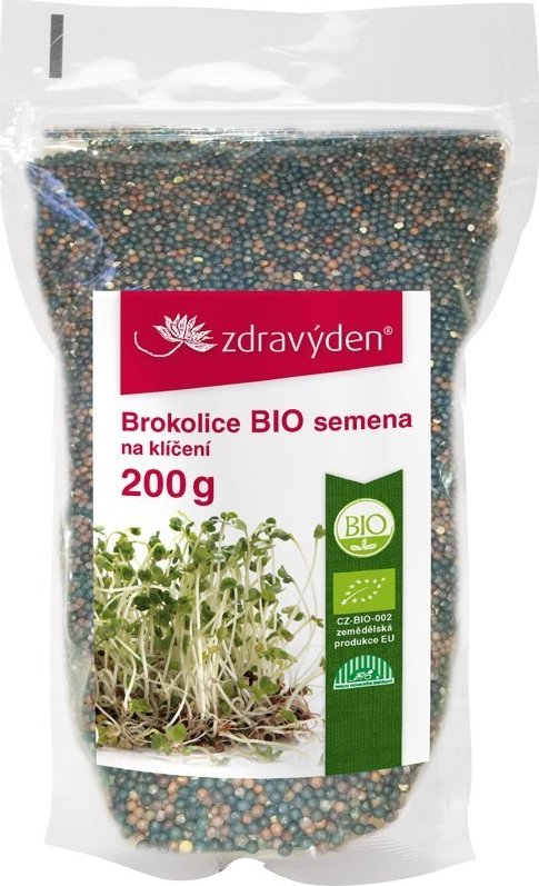 Zdravý den Brokolice BIO – semena na klíčení 200g