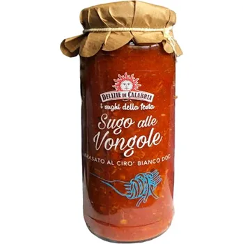 Omáčka Omáčka z mušlí dušených v bílém víně 330g Delizie di Calabria