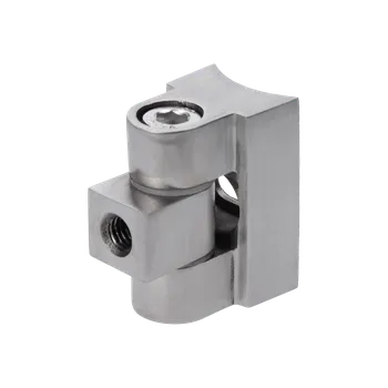 Zábradlí Nastavitelný závěs 0–90° na ø 42,4 mm, broušená AISI 304