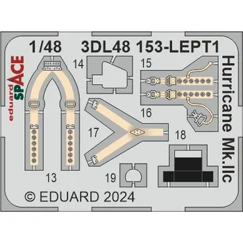 Plastikový model 1/48 Hurricane Mk.IIc SPACE (HOBBYB)