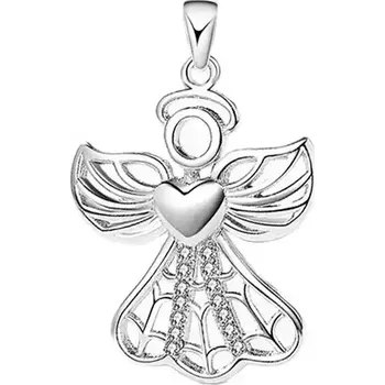 Přívěsek Majya Stříbrný přívěsek ANDĚL se SRDCEM Ag/; ≤1,63 g 10799