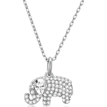 Náhrdelník For Silver Náhrdelník s přívěskem Slona - Stříbro 925