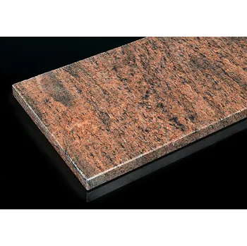 Parapet Vnitřní žulové parapety MULTICOLOR RED - rovný šířka 100mm