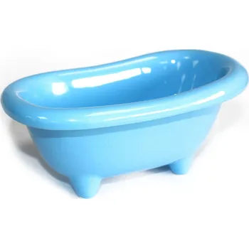 Mýdlenka MALS Keramická mini vana - Modrá 530g