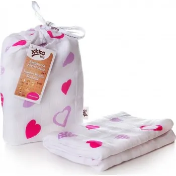 Zavinovačka Zavinovačka měkká bambusová Kikko Hearts and Waves