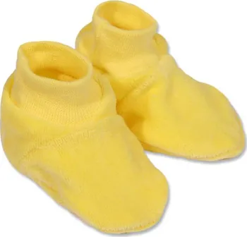 New Baby Dětské bačkůrky žluté 62