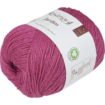 Příze Rosários 4 Příze Jardim – fialová Purpura