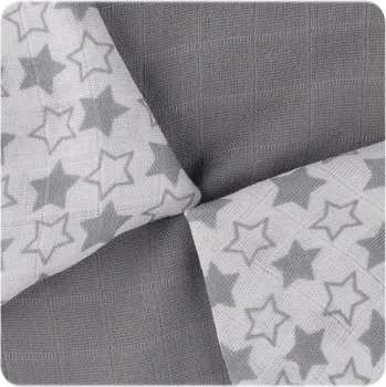 Dětská kosmetika Ubrousky 9 ks 30x30 cm Kikko Little Stars Barva: Silver