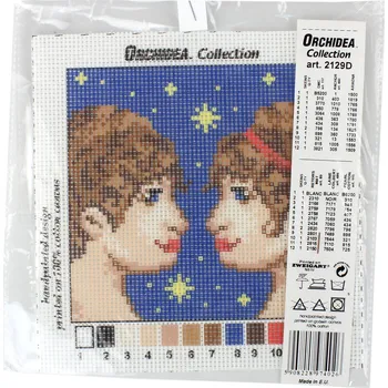 Vyšívací vzor Vyšívací předloha - znamení - Blíženci