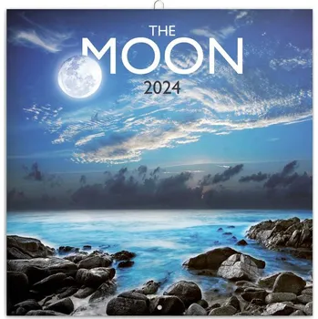 Kalendář Poznámkový kalendář Měsíc 2024, 30 x 30 cm