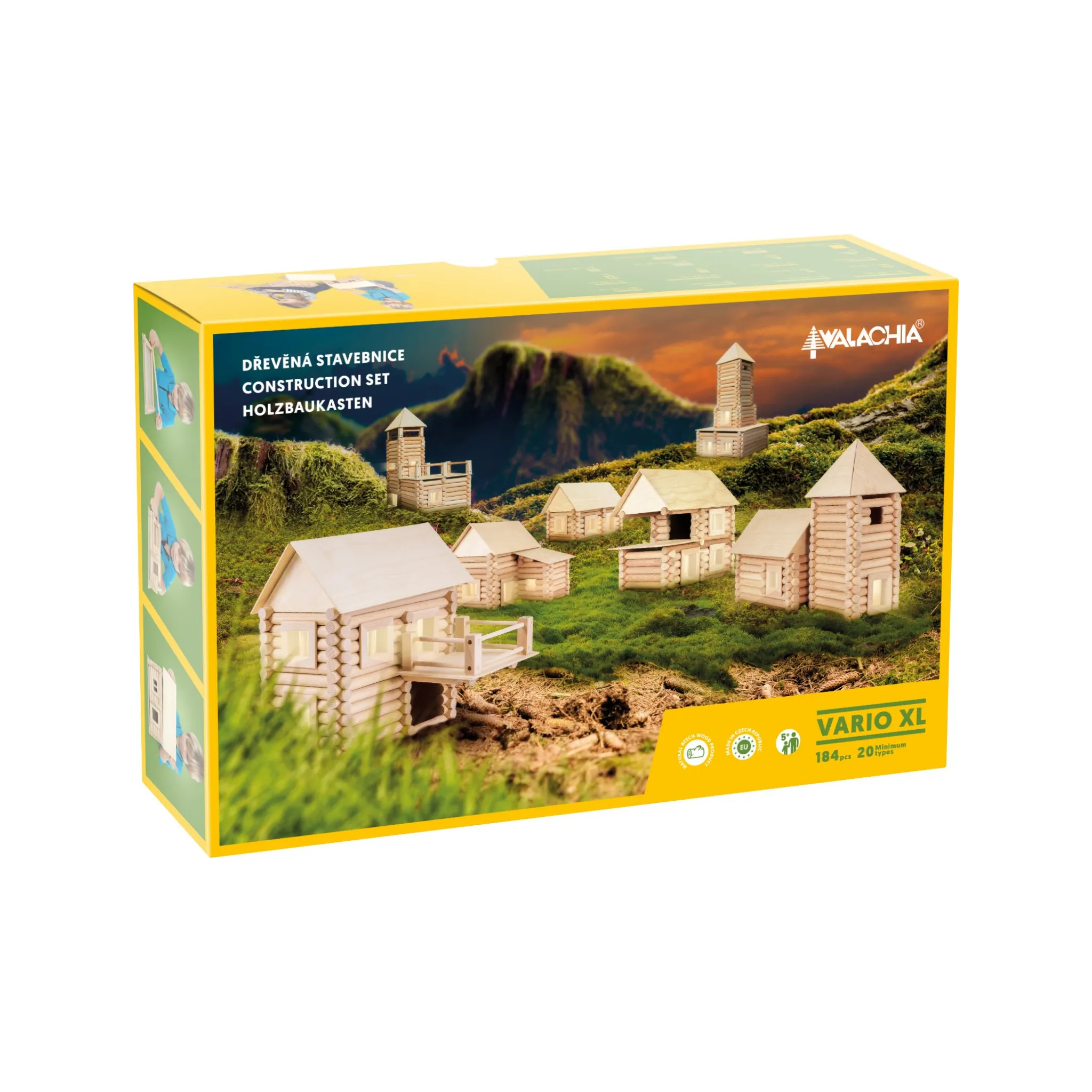 Fotografie 1 - Ostatní stavebnice WALACHIA Vario XL 184 dílů