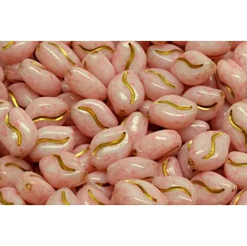 Dětské navlékací korálky Oboustranná vlnitá zrnka 11x8 mm č. 8