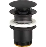 Kludi Výpust umyvadlová Klik-Klak 5/4", černý matný, 1042639-00