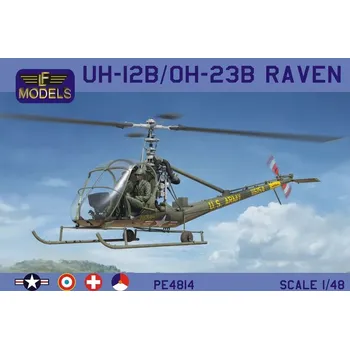 Plastikový model LF model 1/48 UH-12B / UH-23B Raven (4x camo)