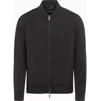 Pánská casual bunda PORSCHE DESIGN Athleisure blouson Bunda módní volnočasová pro období podzim jaro černá (Pohodlná blousonová bunda Porsche Design s předními kapsami a vnitřní podšívkou se značkou PD.)