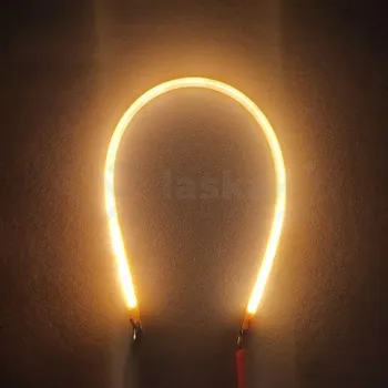 Polovodič LaskaKit_cz LED svítící vlákno 300mm Teplá Bílá