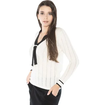 Dámský svetr Duuree.cz Kašmírový svetr Monique Barva: Bílá, Velikost: M